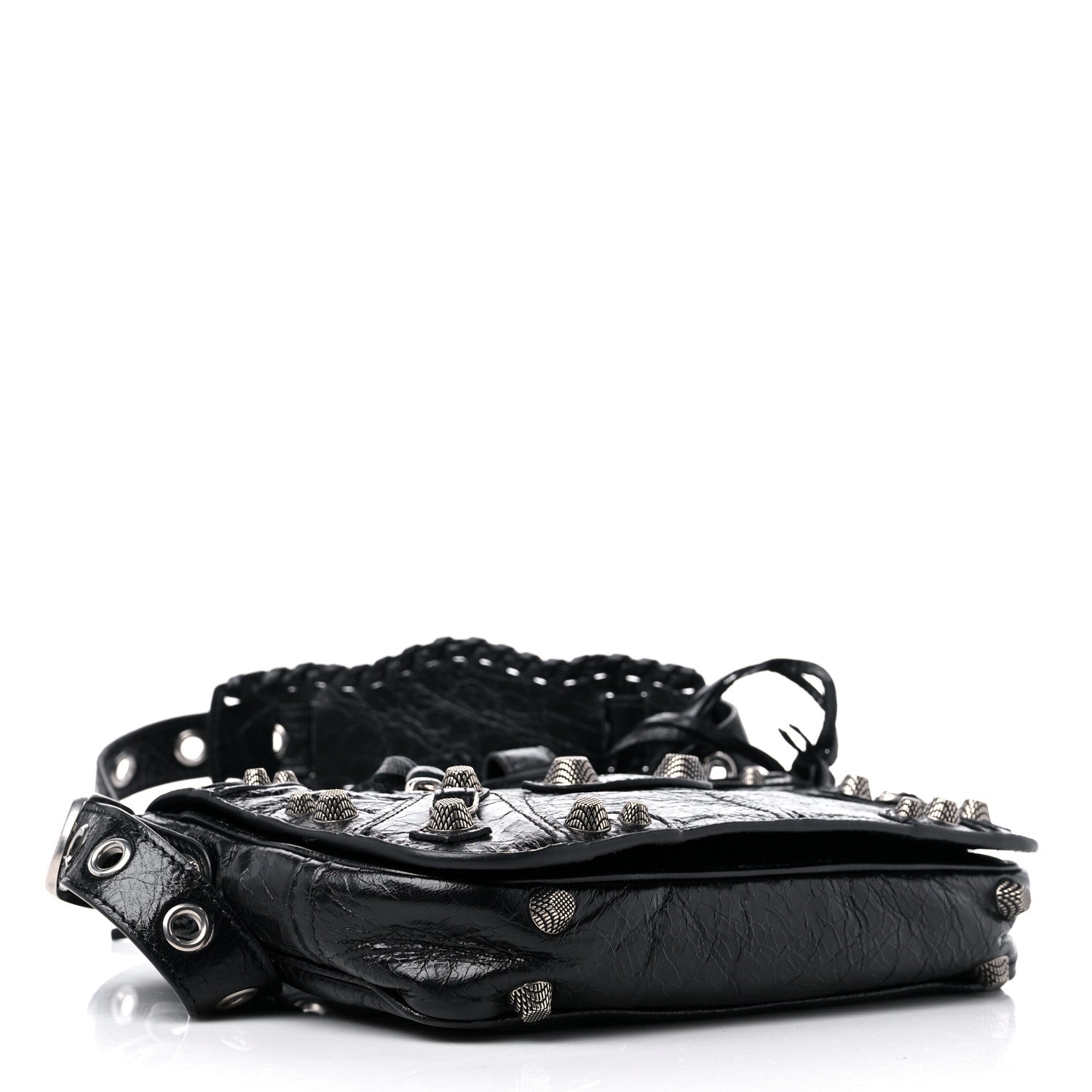 Balenciaga Agneau Arena XS Le Cagole Flap Bag Black 5 of 10