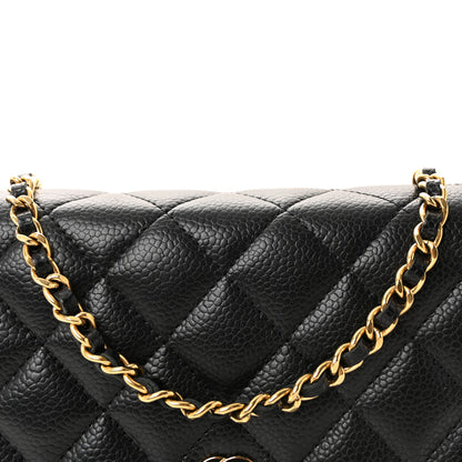 Chanel Caviar Quilted Wallet On Chain WOC Black 9 of 12