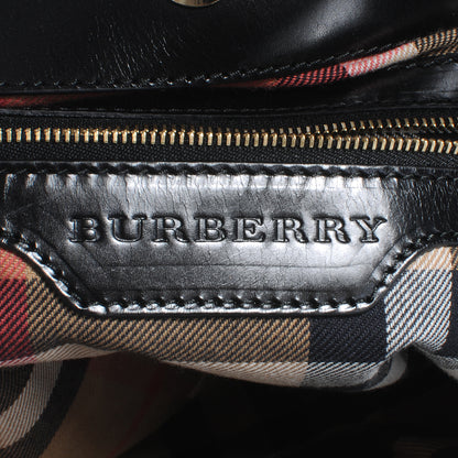 Burberry Lambskin Bridle Studs Small Canterbury Tote Black 6 of 9