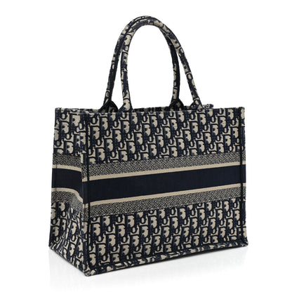 Christian Dior Oblique Medium Book Tote Blue Multicolor 3 of 15