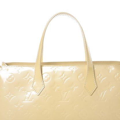 Louis Vuitton Vernis Wilshire PM Blanc Corail 12 of 13
