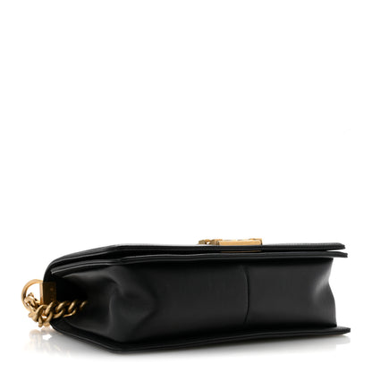 Chanel Lambskin Quilted Medium Boy Flap Black 4 of 13
