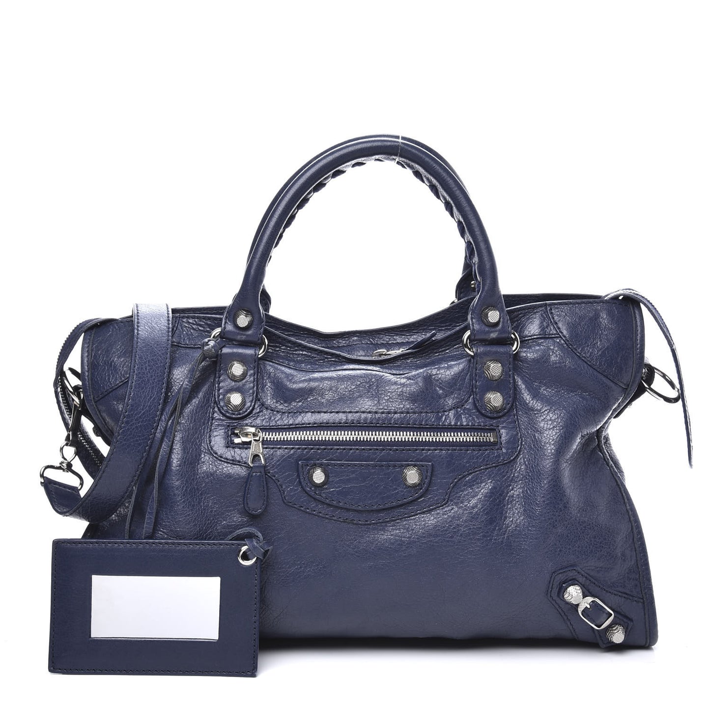 Agneau Giant 12 Silver Hardware City Gris Chartreux