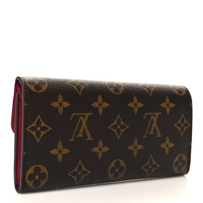 Louis Vuitton Monogram Emilie Wallet Fuchsia 3 of 6