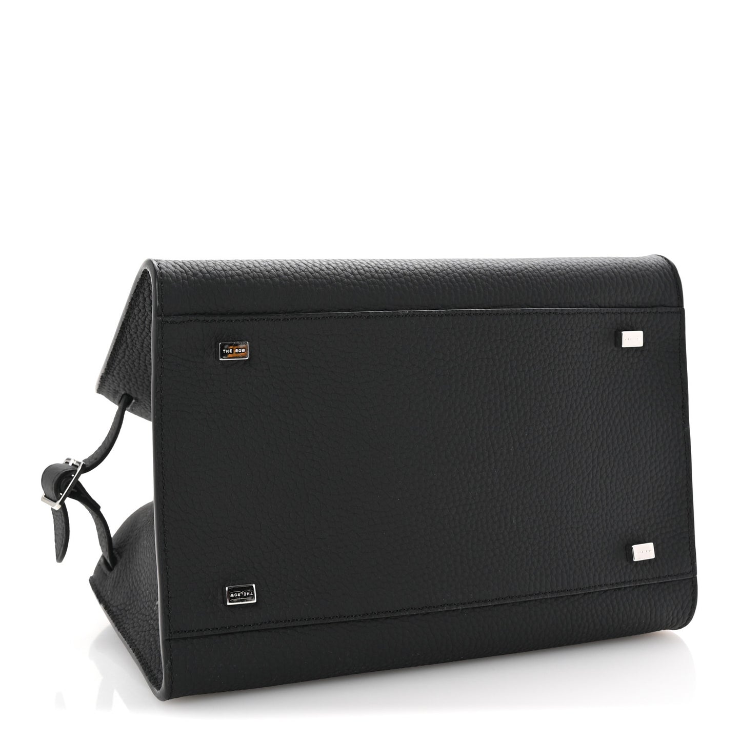 Grained Calfskin Soft Margaux 10 Bag Black