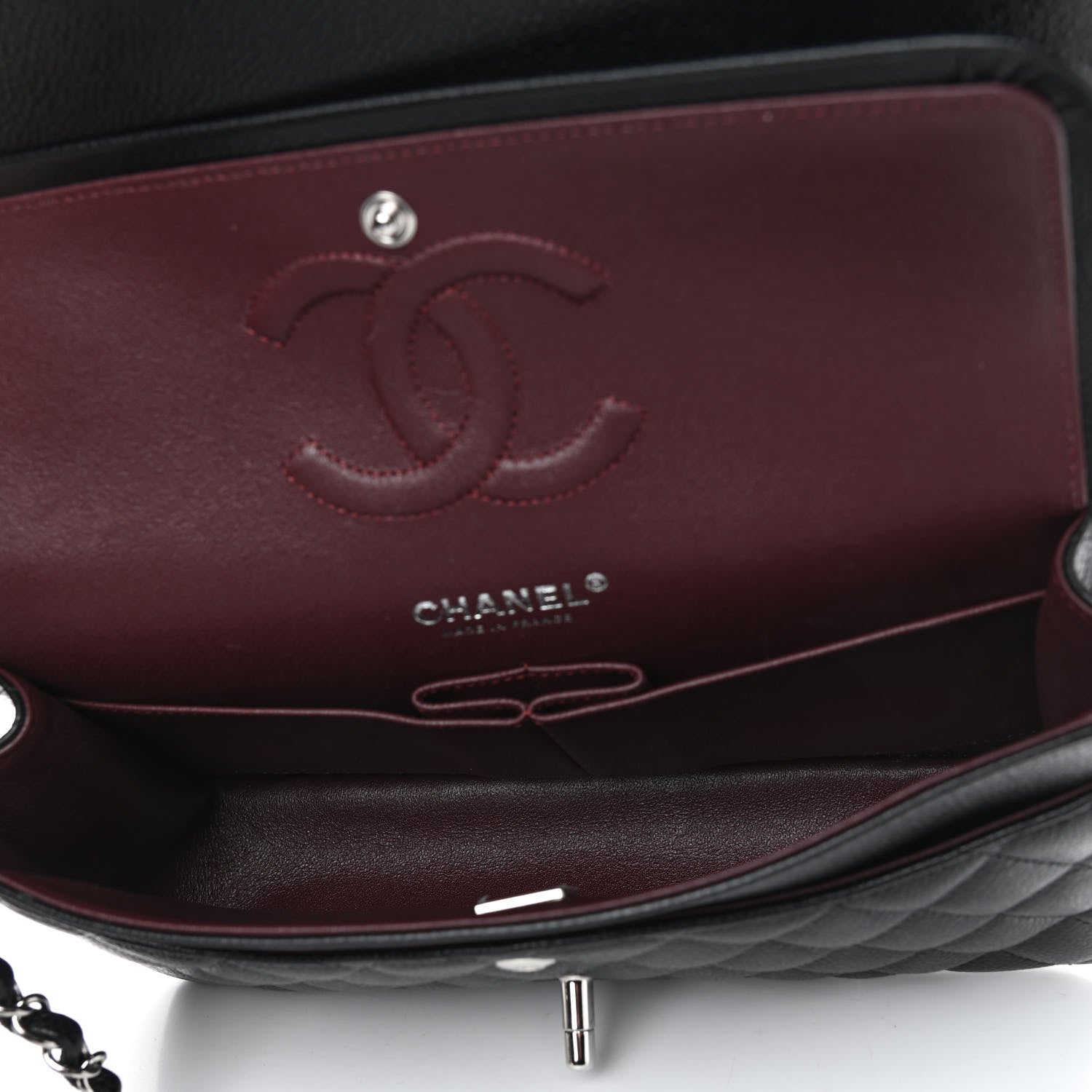 Chanel Caviar Quilted Medium Double Flap Black 5 of 9