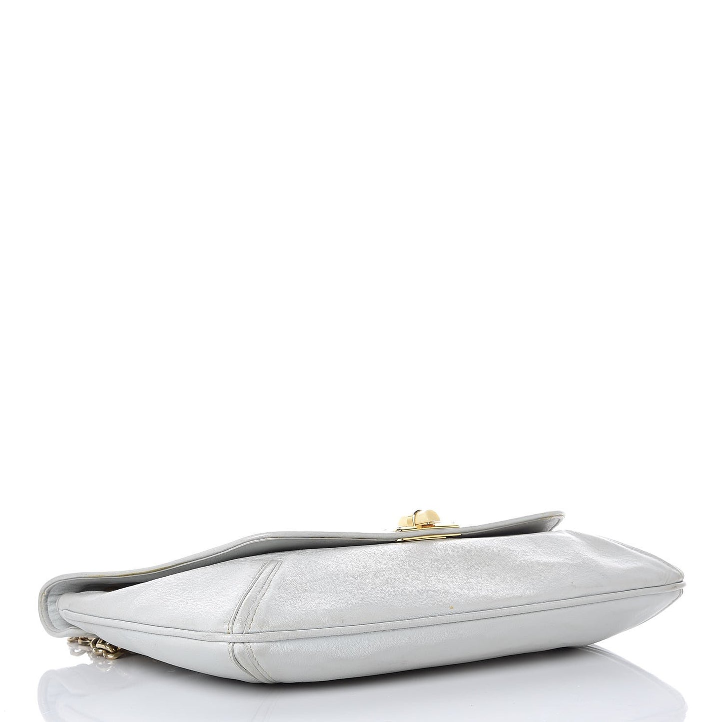 Lambskin Sac Hurrah Flap White