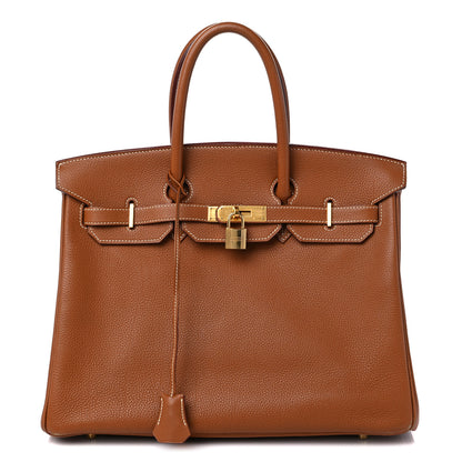 Hermes Togo Birkin 35 Gold 1 of 23