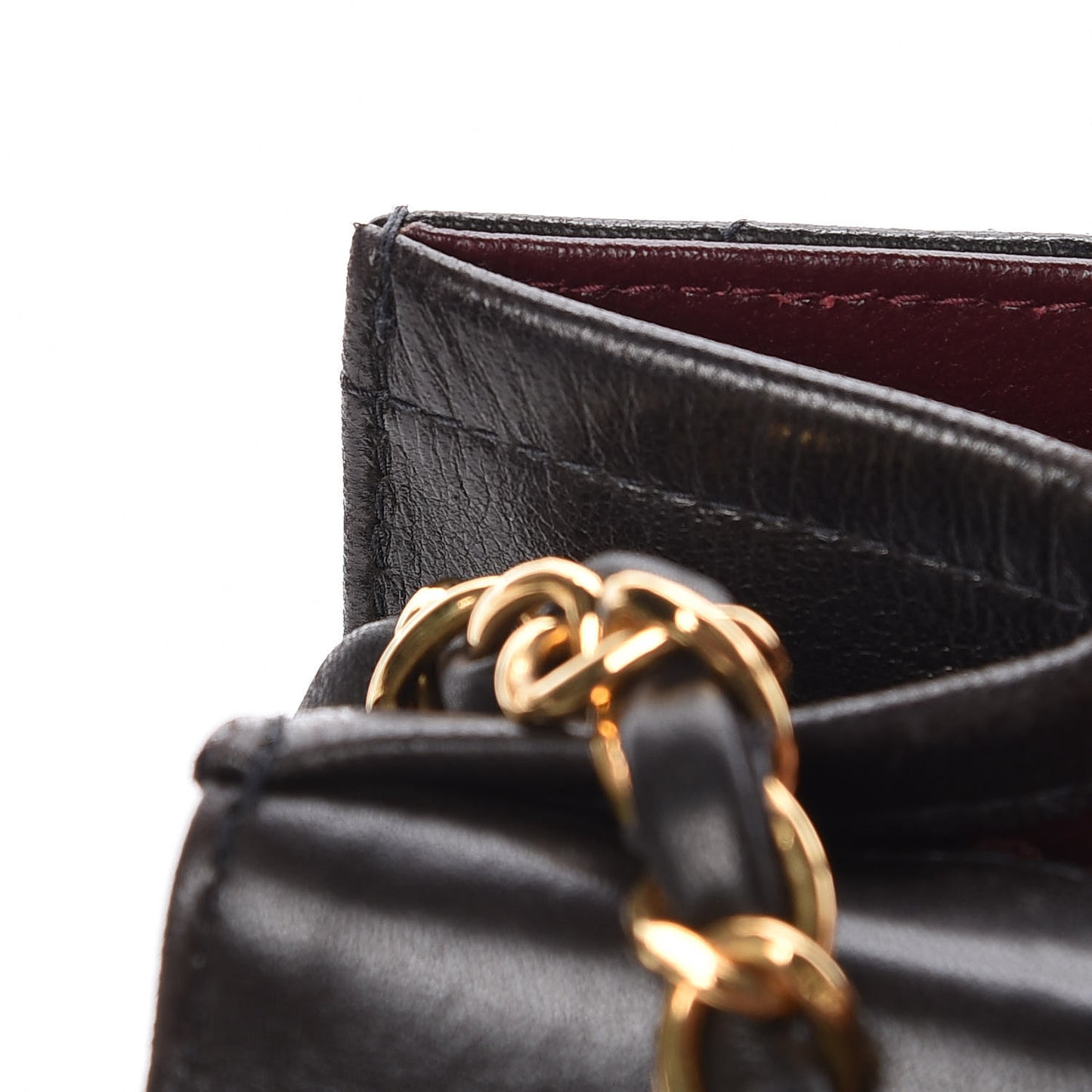 Lambskin Quilted Medium Single Flap Black