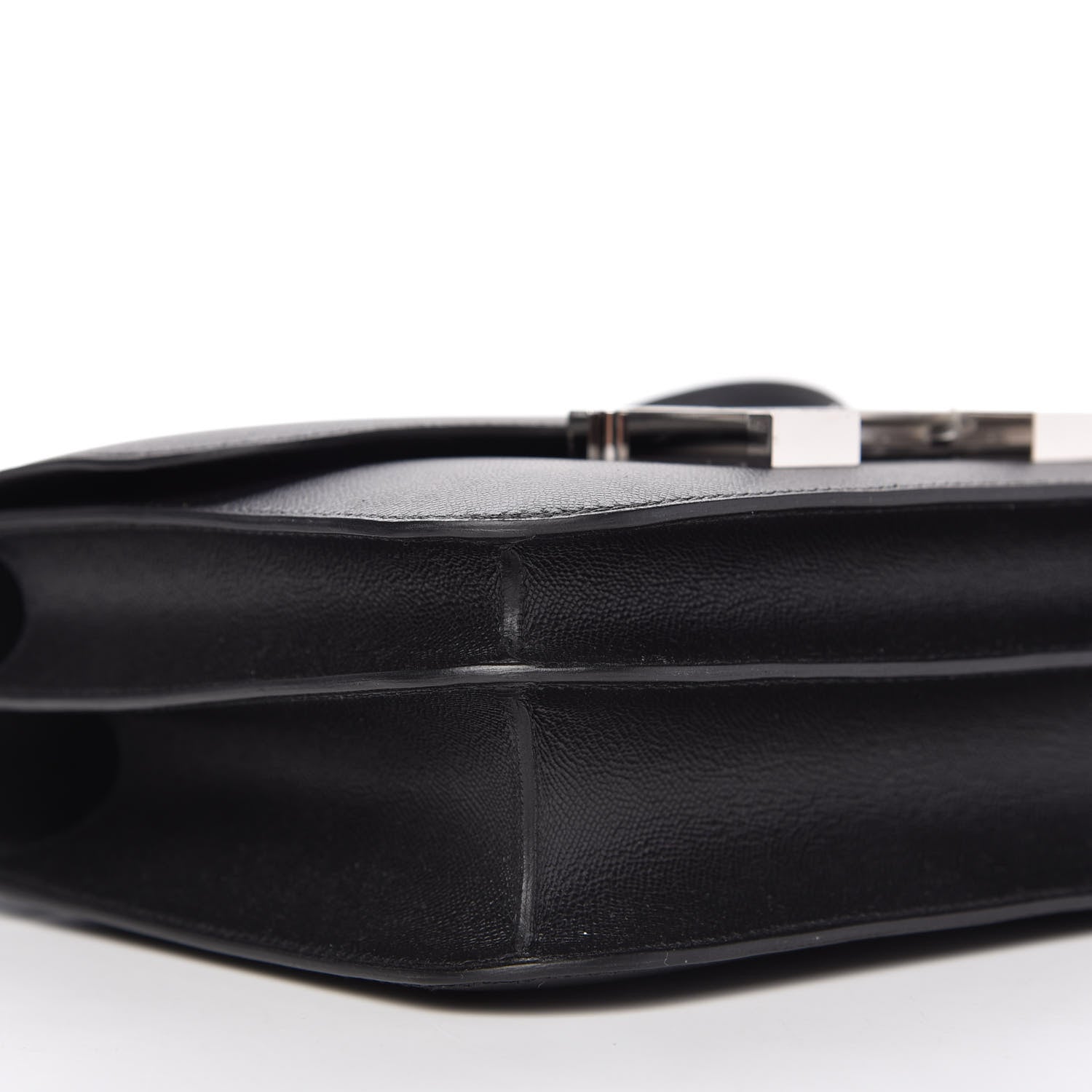 Hermes Grained Monsieur Lizard Constance 24 Black Ombre 6 of 9