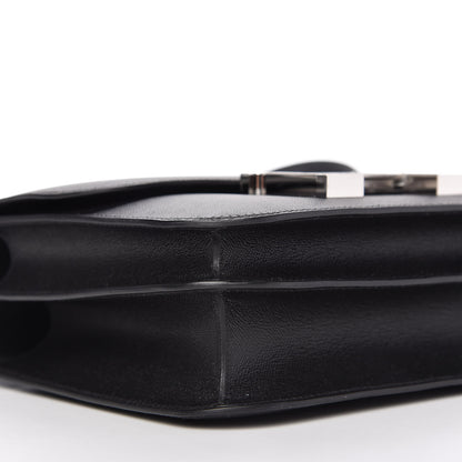 Hermes Grained Monsieur Lizard Constance 24 Black Ombre 6 of 9