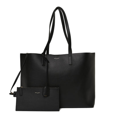 Saint Laurent Calfskin Large Shopping Tote Black 1 of 12