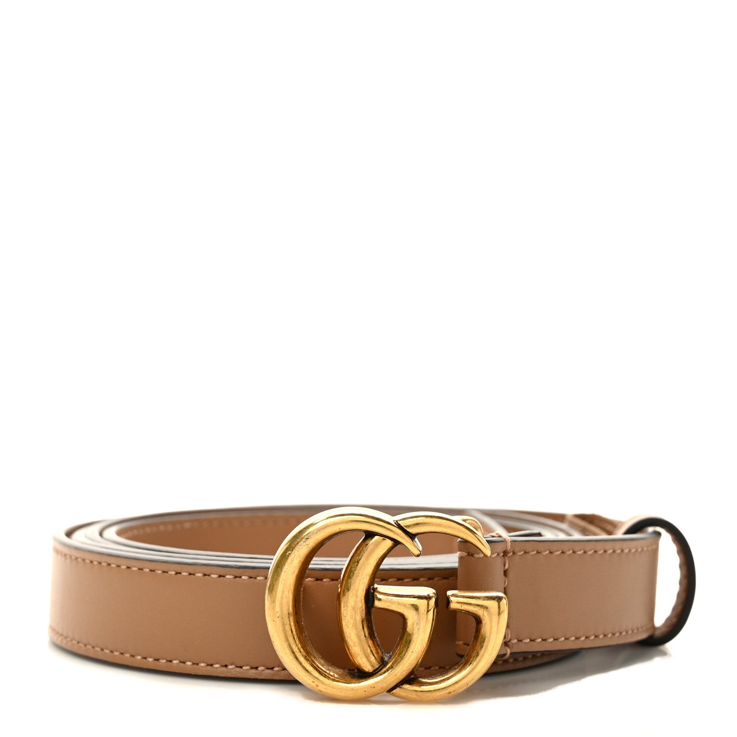 Gucci Calfskin Double G 20mm Belt 120 48 Porcelain Rose 1 of 5