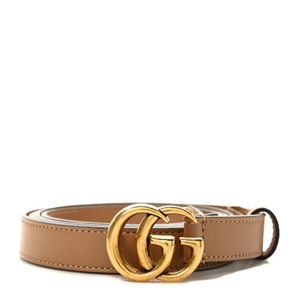Gucci Calfskin Double G 20mm Belt 120 48 Porcelain Rose 1 of 5