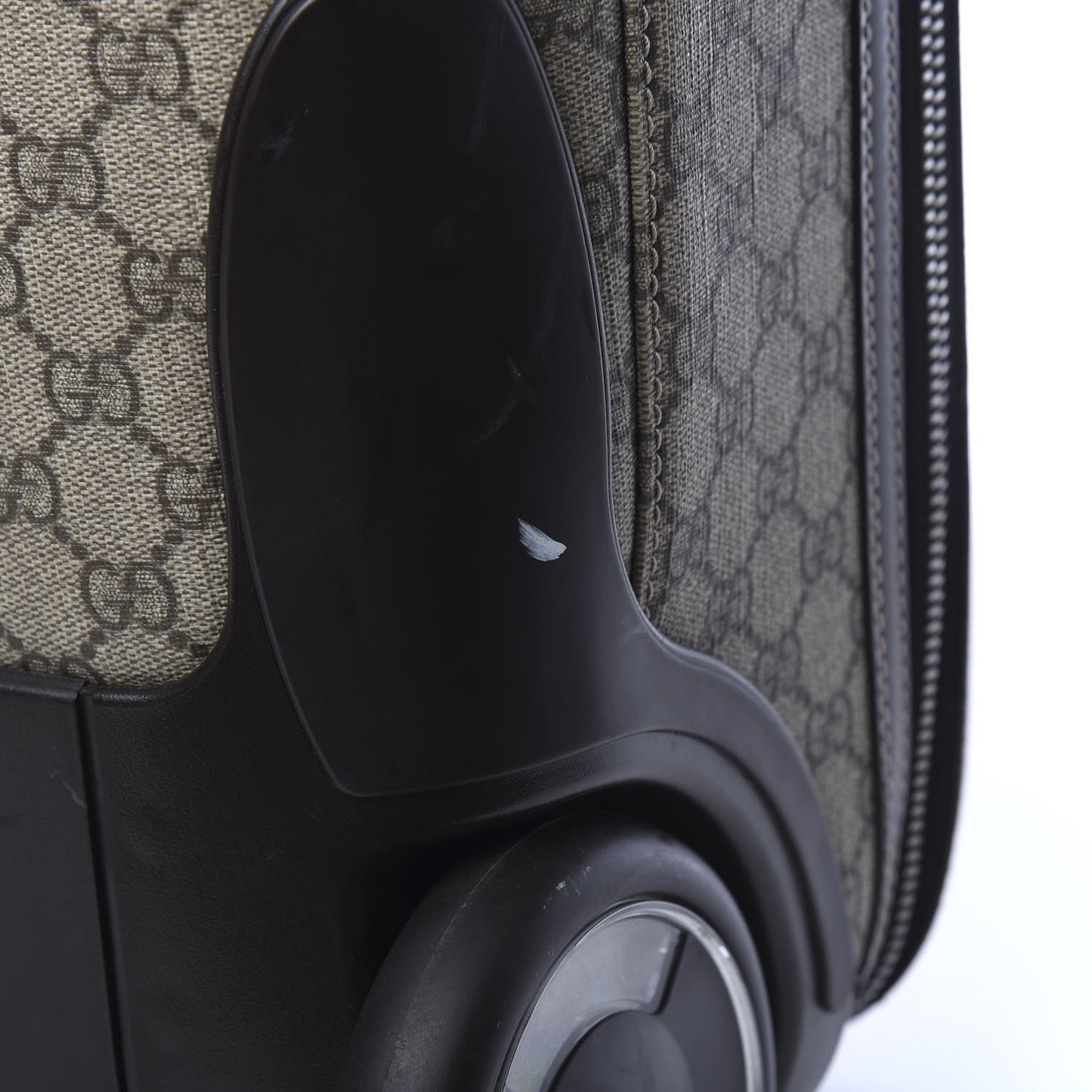 GG Plus Monogram Small Interlocking G Trolley Brown