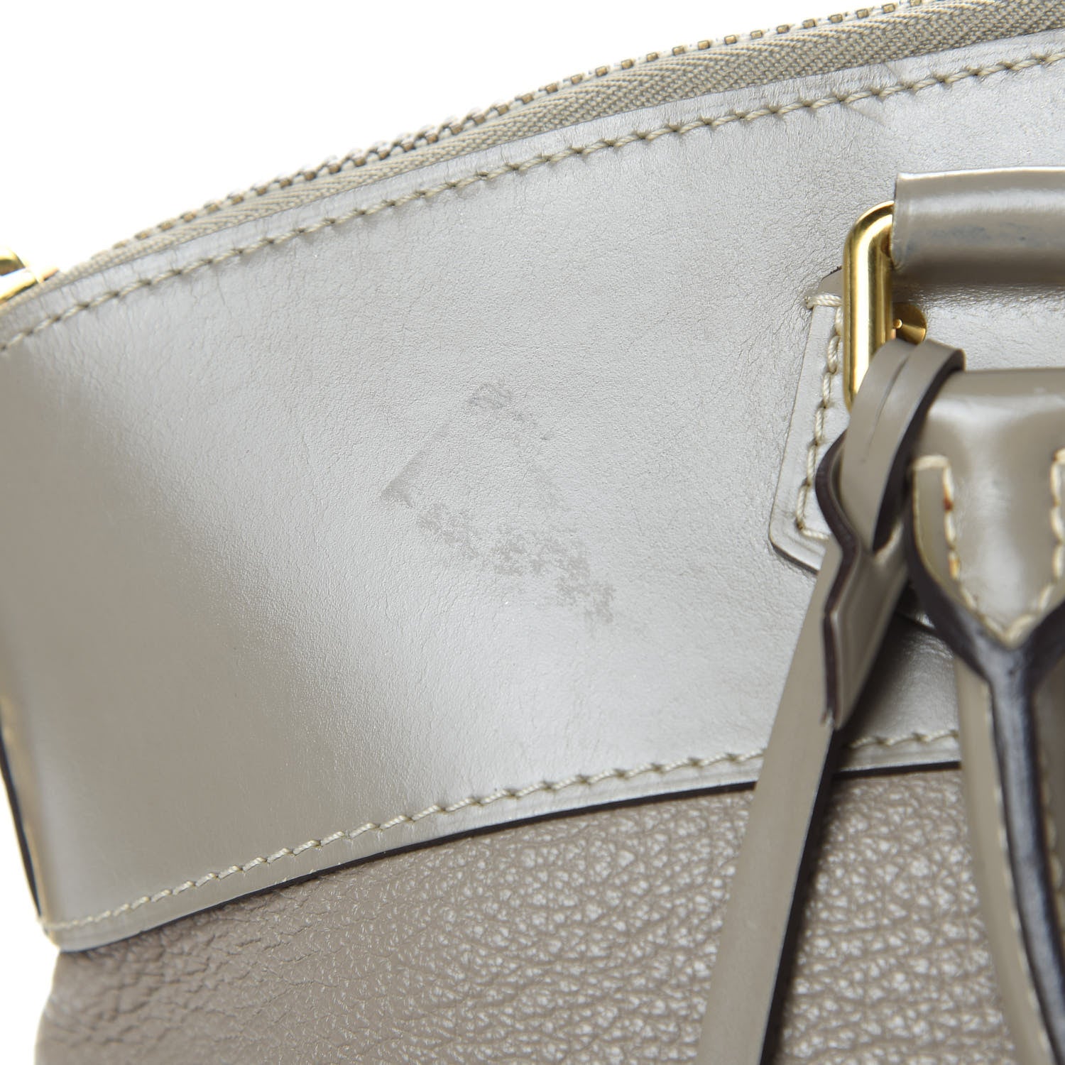 Louis Vuitton Suhali Lockit MM Greige 18 of 19