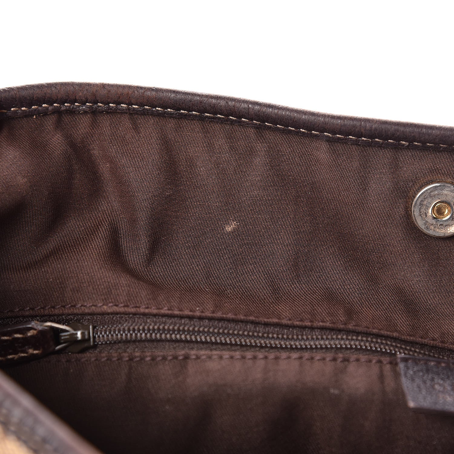 Gucci Monogram Web Tote Brown 8 of 27