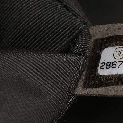 Chanel Metallic Calfskin Quilted Small XXL Travel Flap Bag Dark Silver 7 of 10