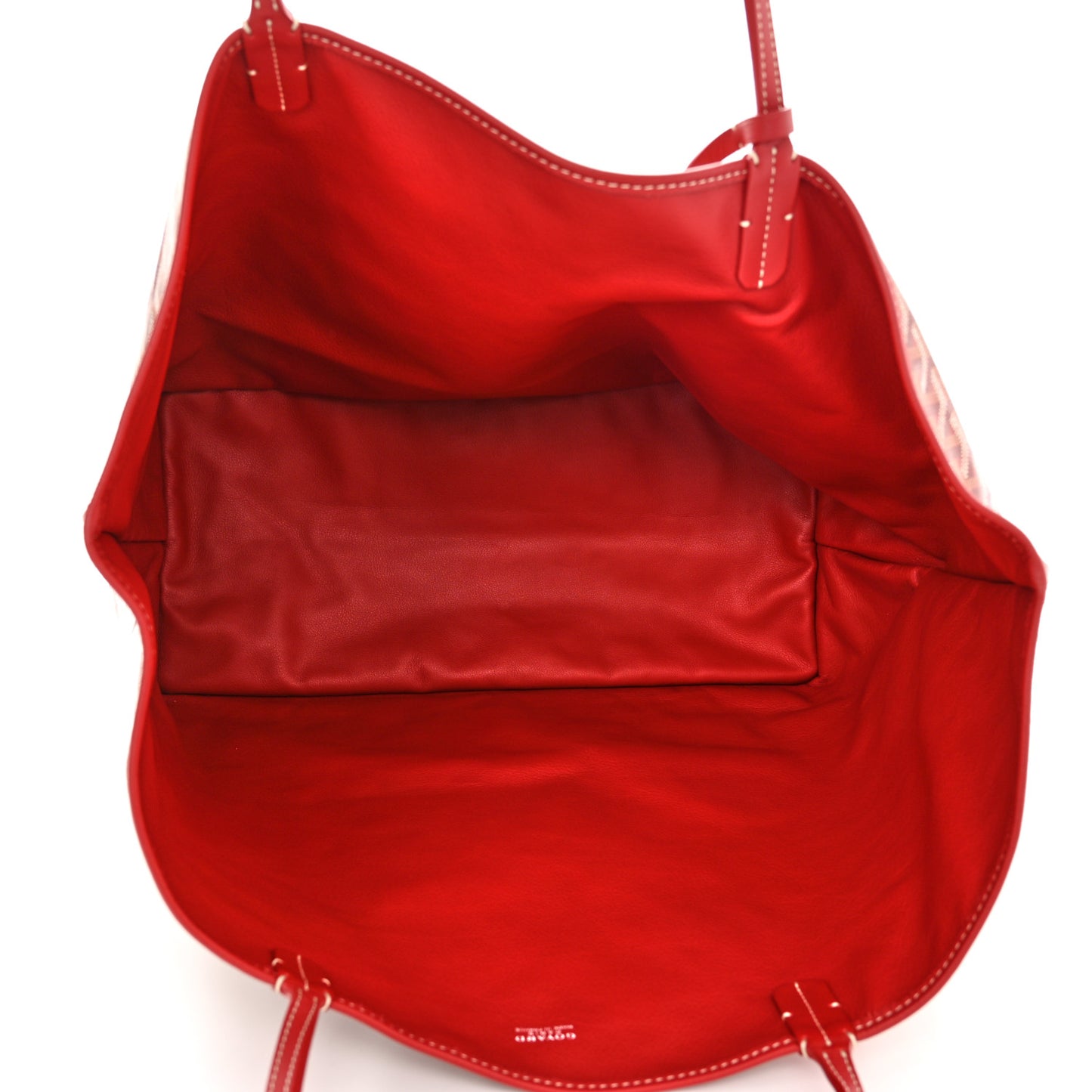 Goyardine Reversible Anjou GM Red