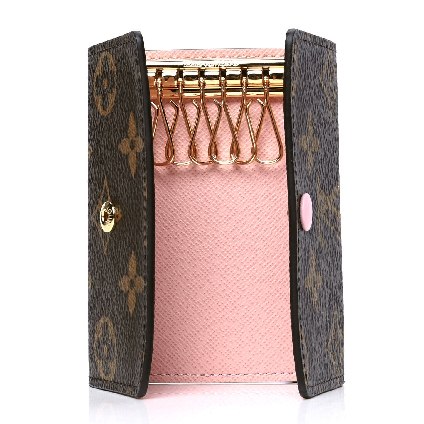 Monogram Multicles 6 Key Holder Rose Ballerine