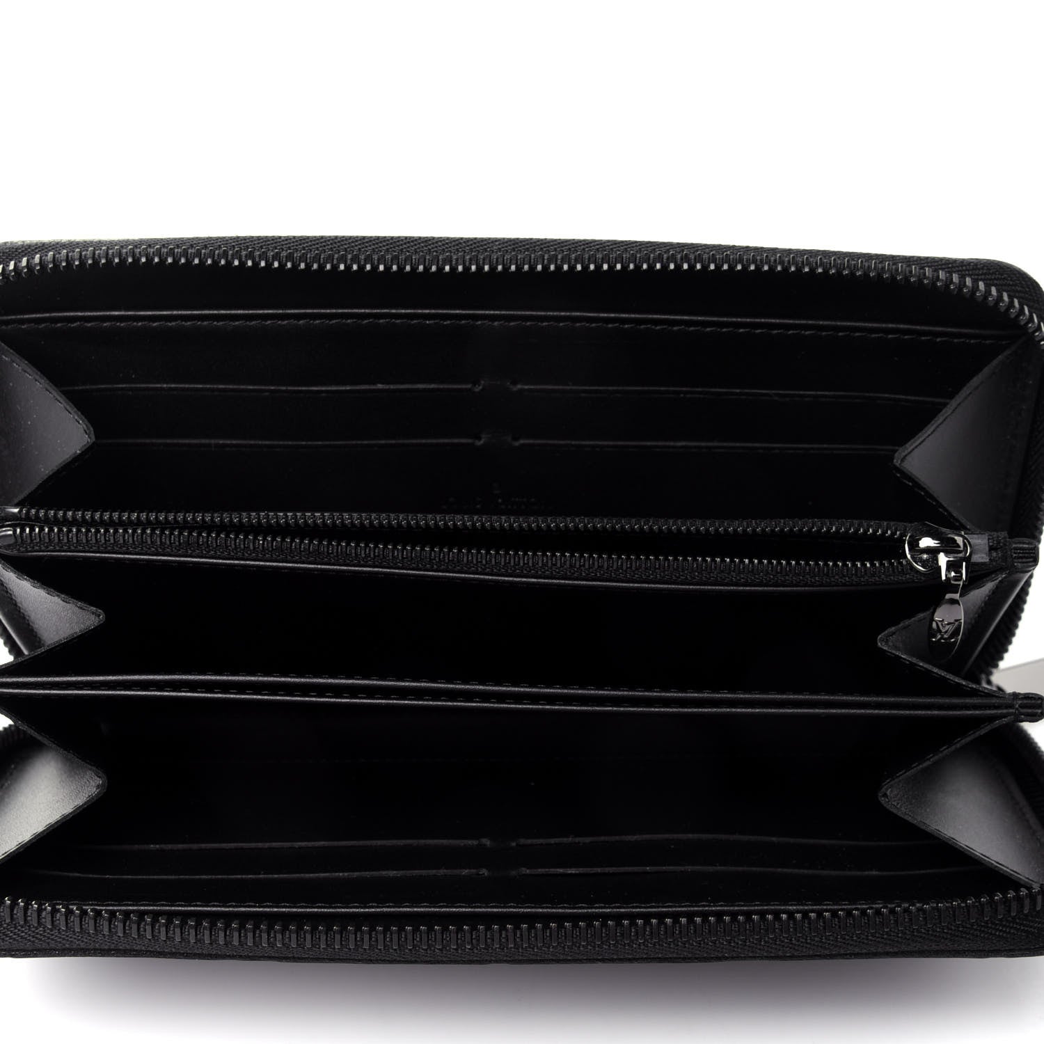 Louis Vuitton Vernis Zippy Wallet Noir Magnetique 4 of 4
