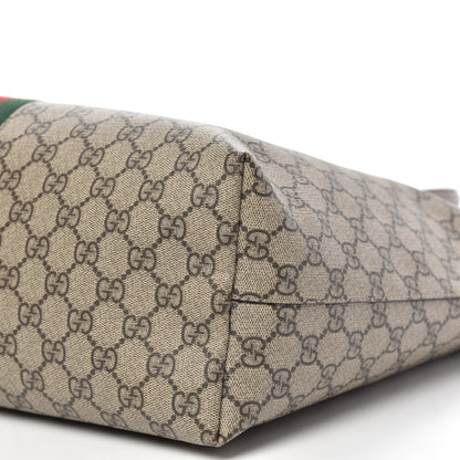 Gucci GG Supreme Monogram Medium Ophidia Shopping Tote Brown 9 of 10