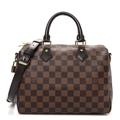 Louis Vuitton Damier Ebene Speedy Bandouliere 25 1 of 10