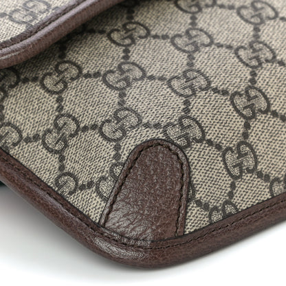 Gucci GG Supreme Monogram Neo Vintage Web Belt Bag Brown 9 of 11