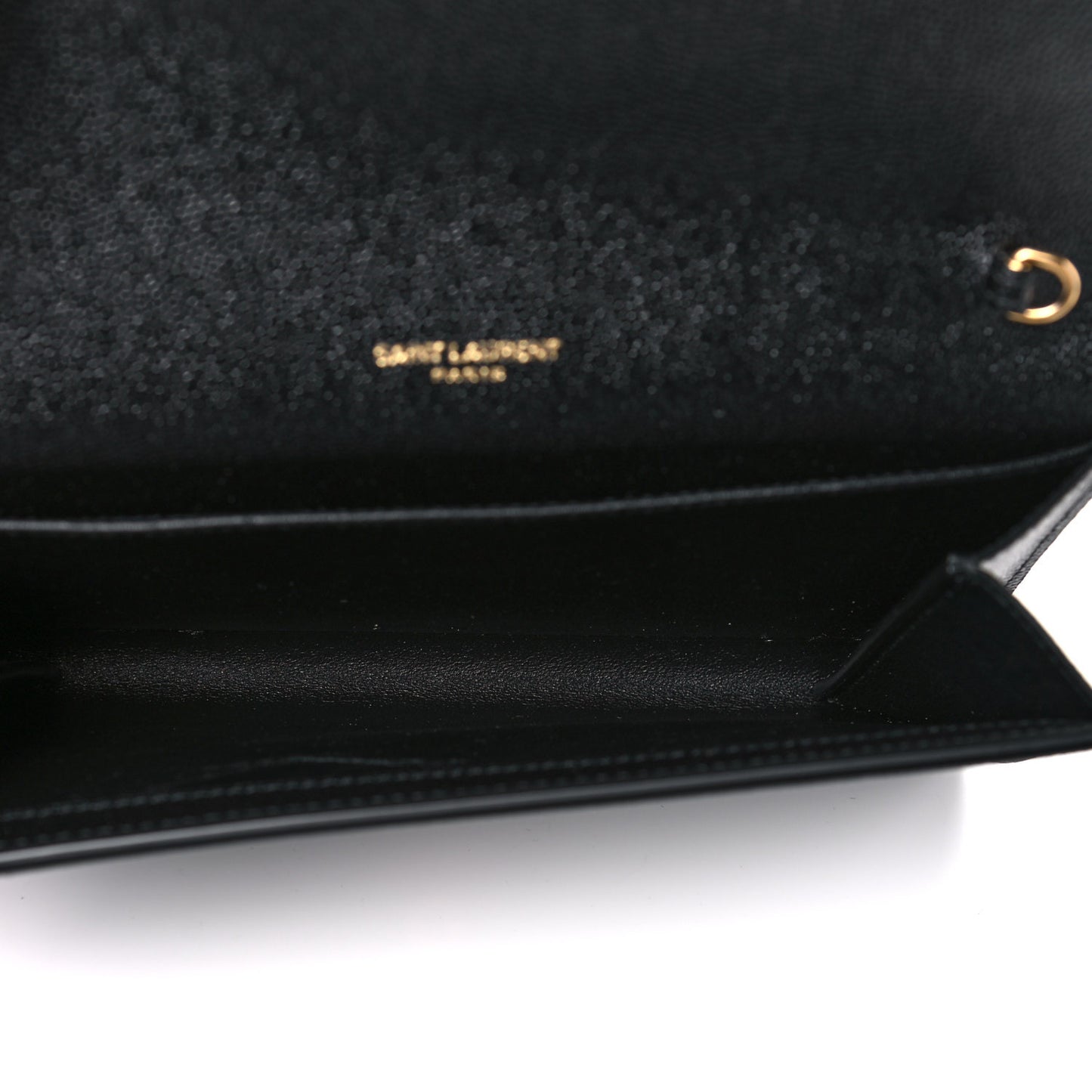 Grain De Poudre Uptown Chain Wallet Black