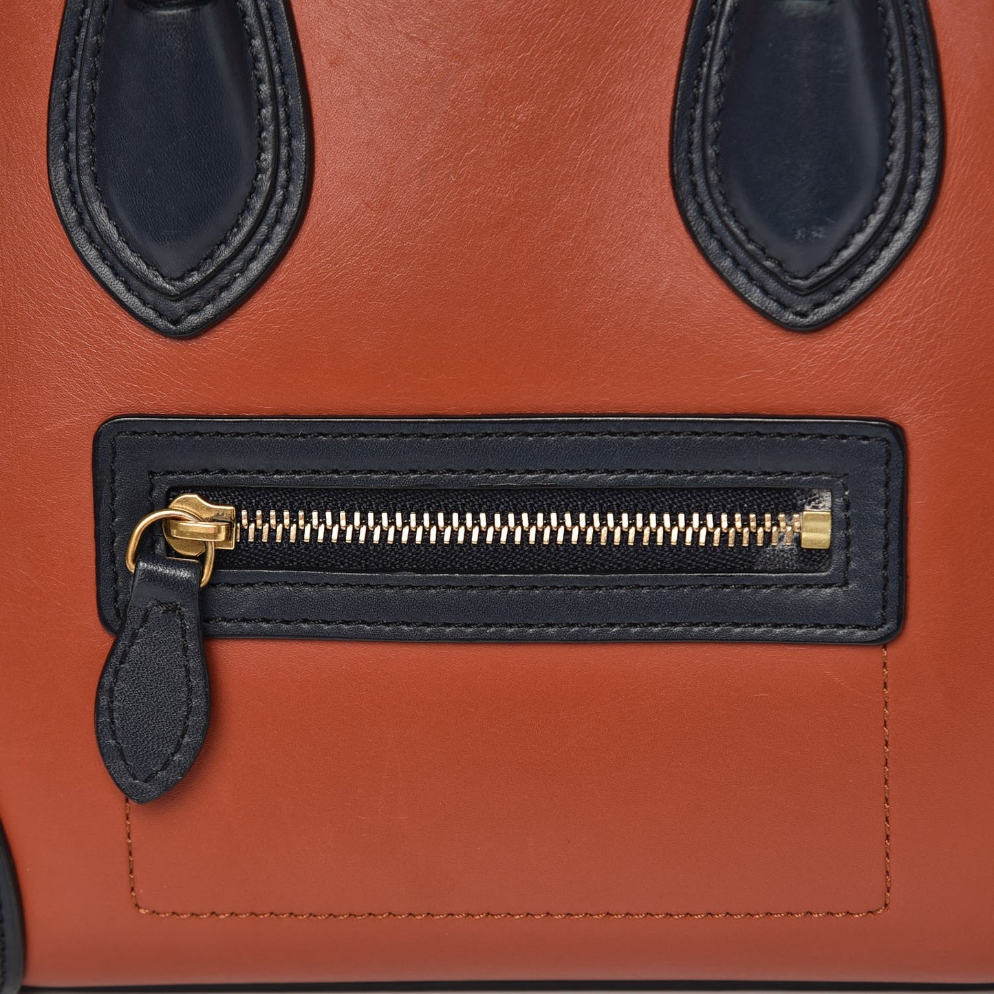 Smooth Calfskin Nano Tri-Color Luggage
