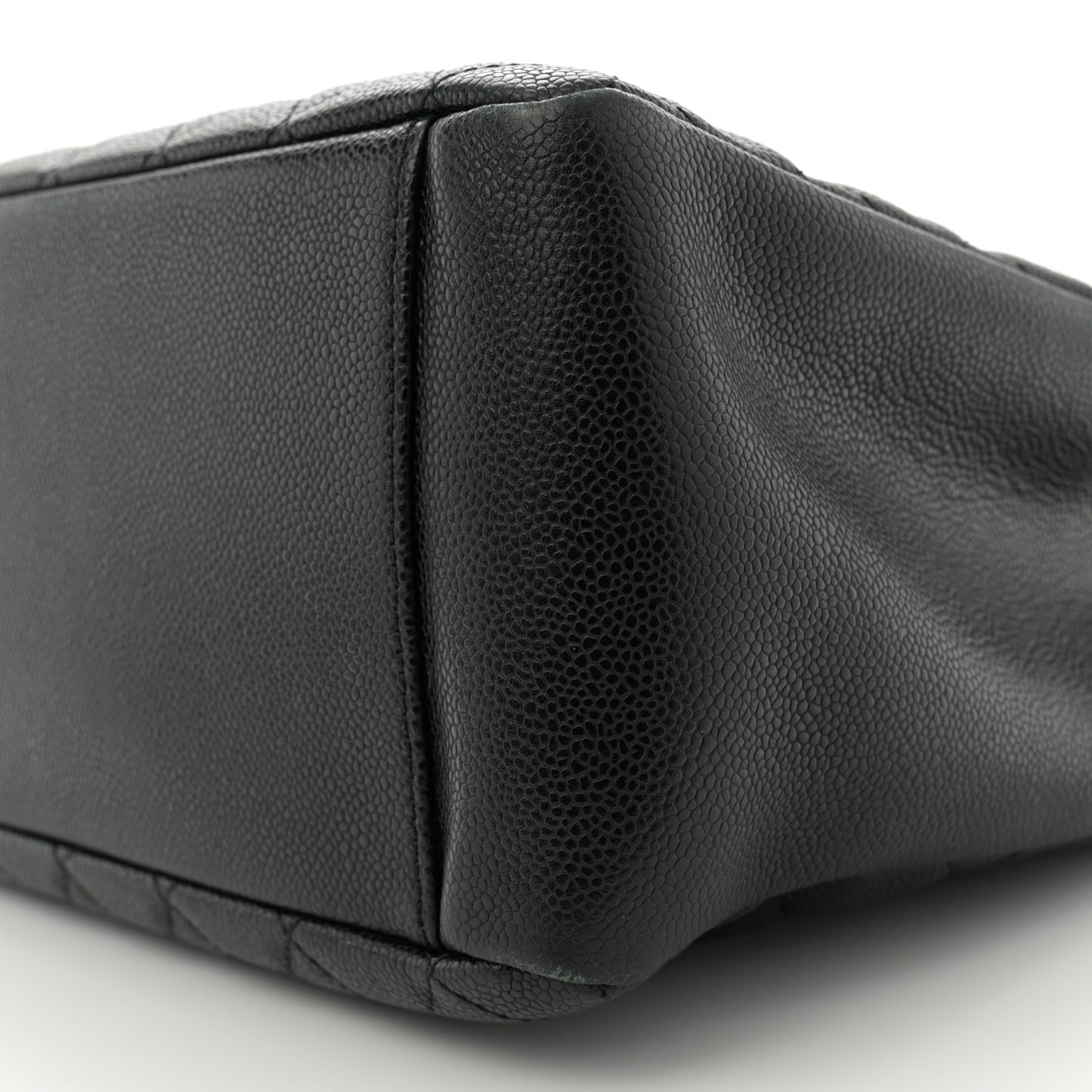 Caviar Quilted Grand Shopping Tote GST Black