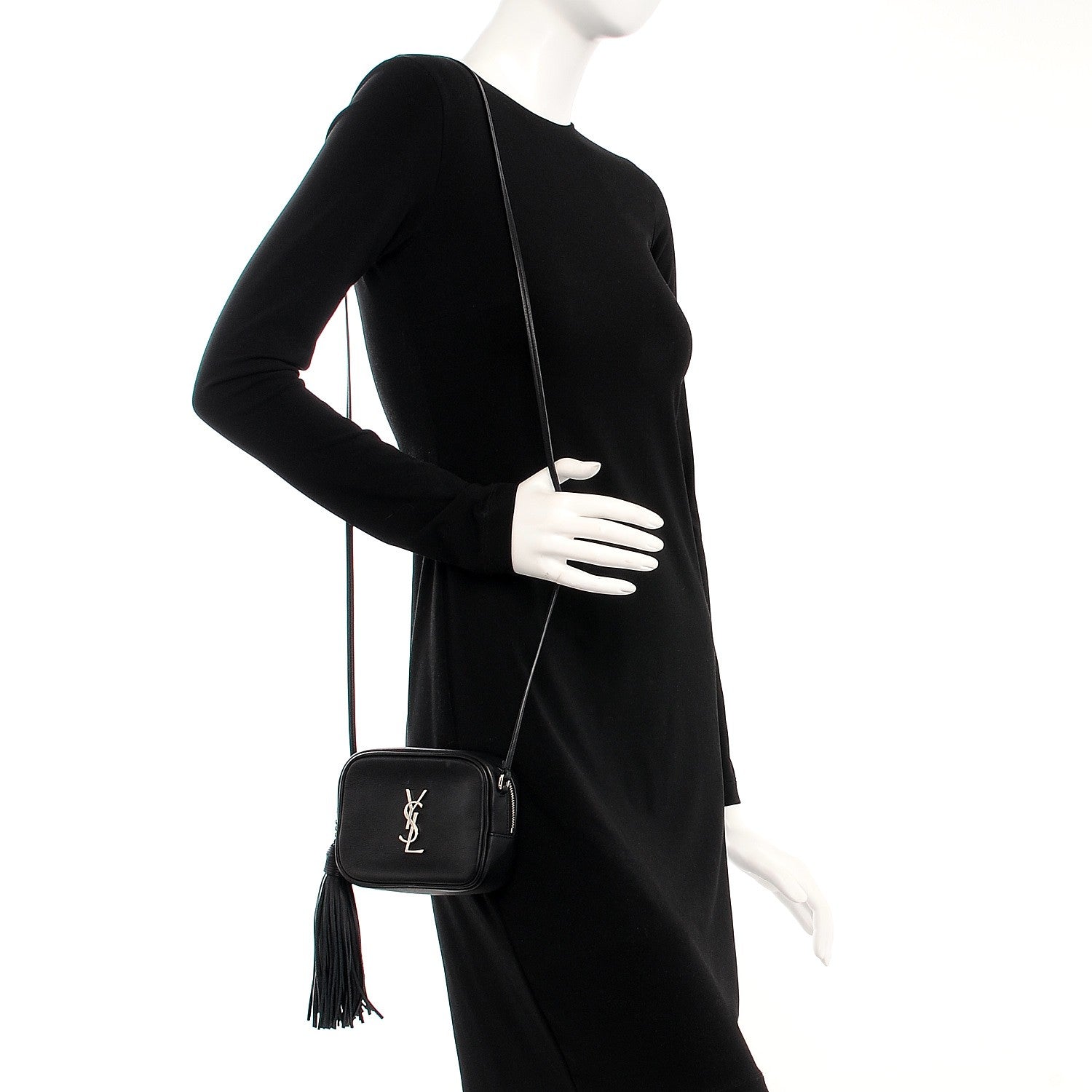 Saint Laurent Nappa Monogram Blogger Bag Black 2 of 7