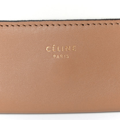 Celine Shiny Smooth Calfskin Medium Frame Shoulder Bag Tan Optic White 6 of 11