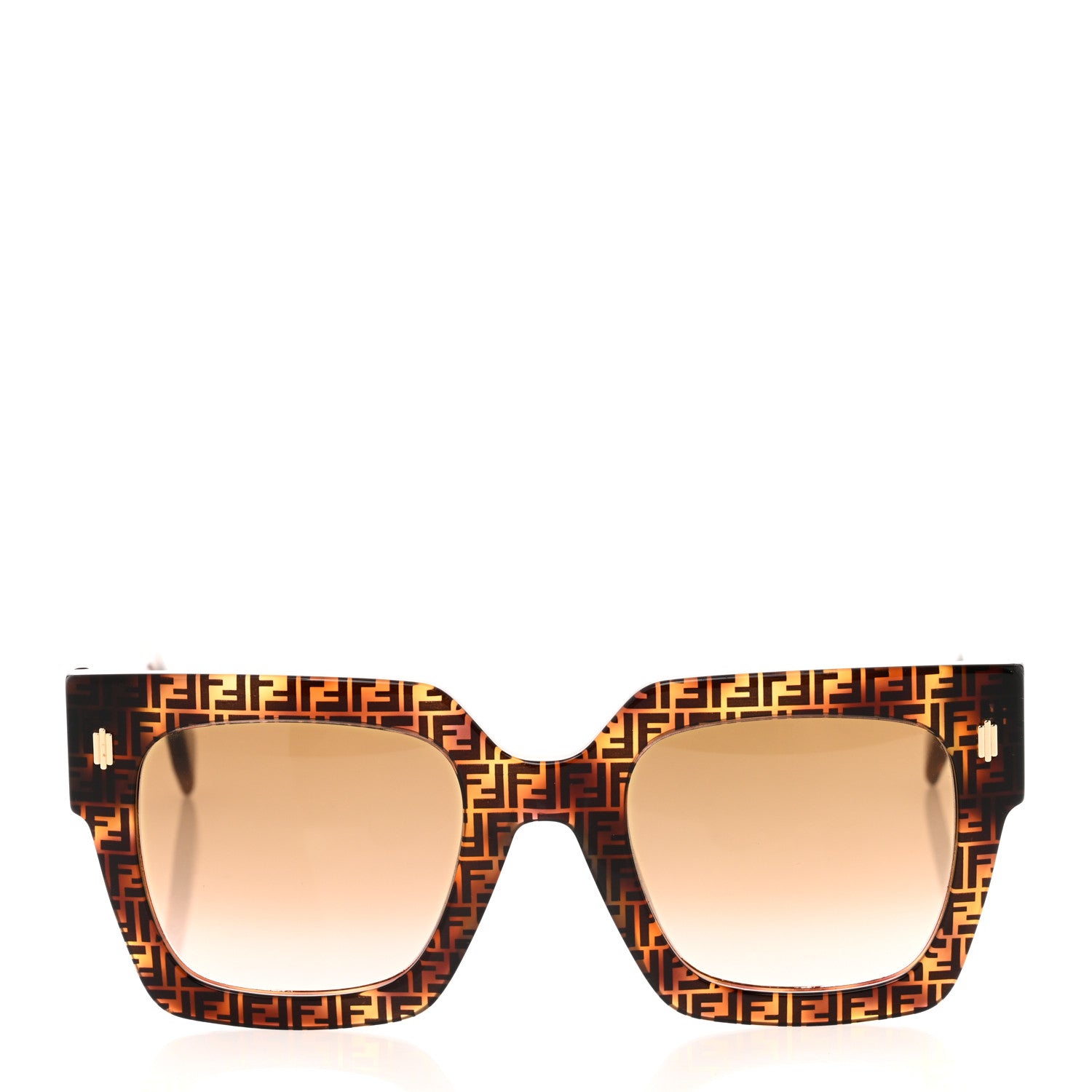 Fendi Acetate FF Sunglasses FF 0457/G/S Havana 2 of 7