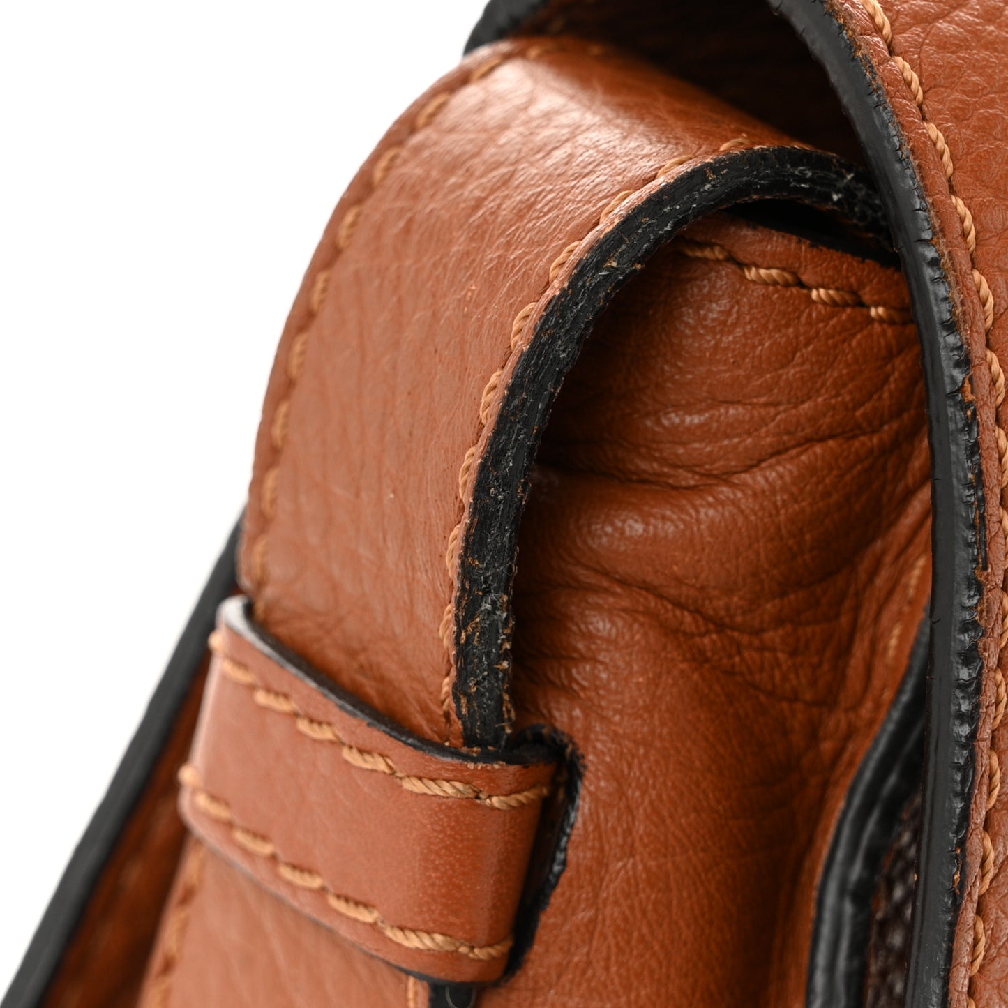 Calfskin Medium Marcie Round Crossbody Bag Tan