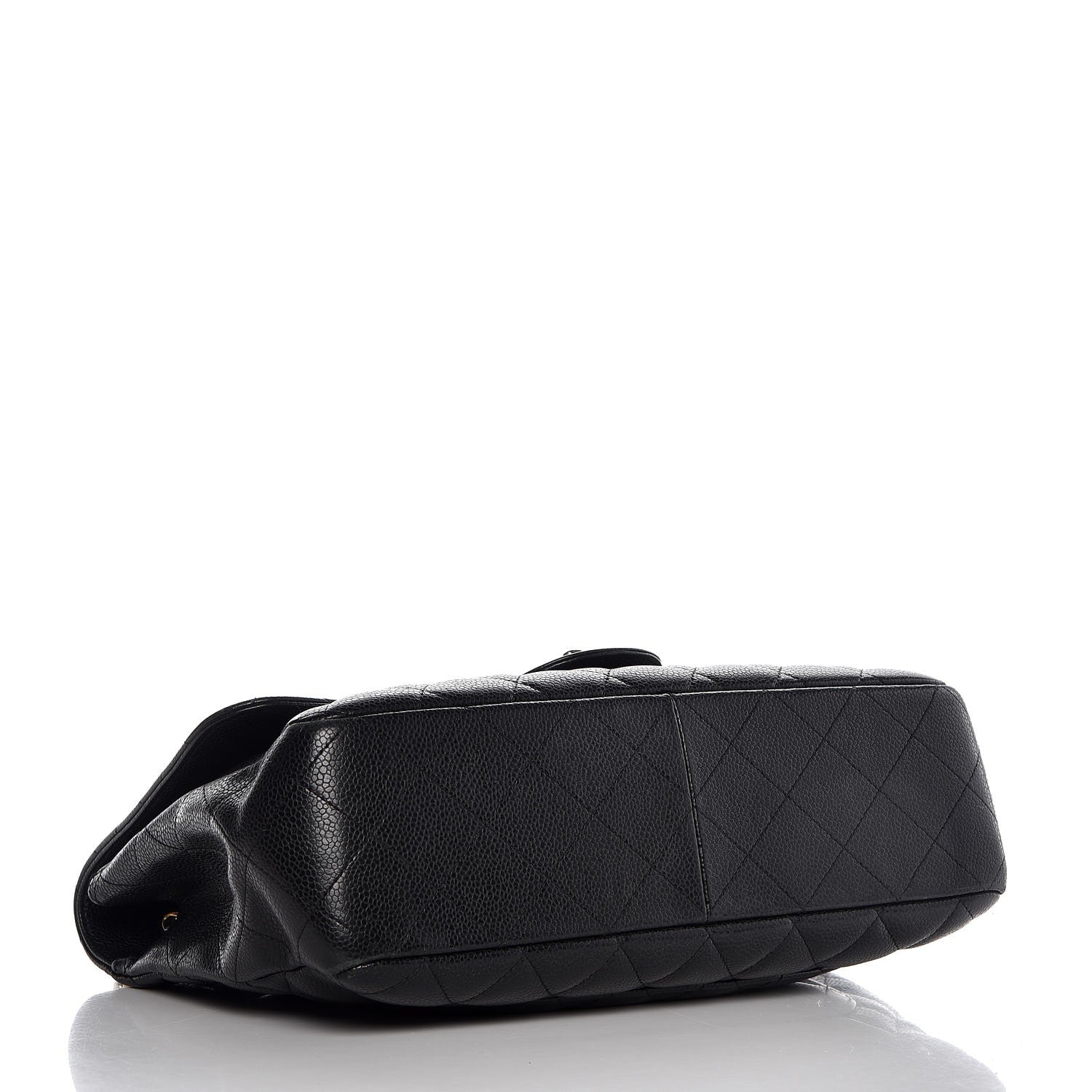 Chanel Caviar Quilted Jumbo Single Flap Black 4 of 8