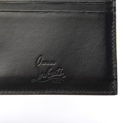 Christian Louboutin Calfskin Paris Spikes Kios Card Holder Black 6 of 7