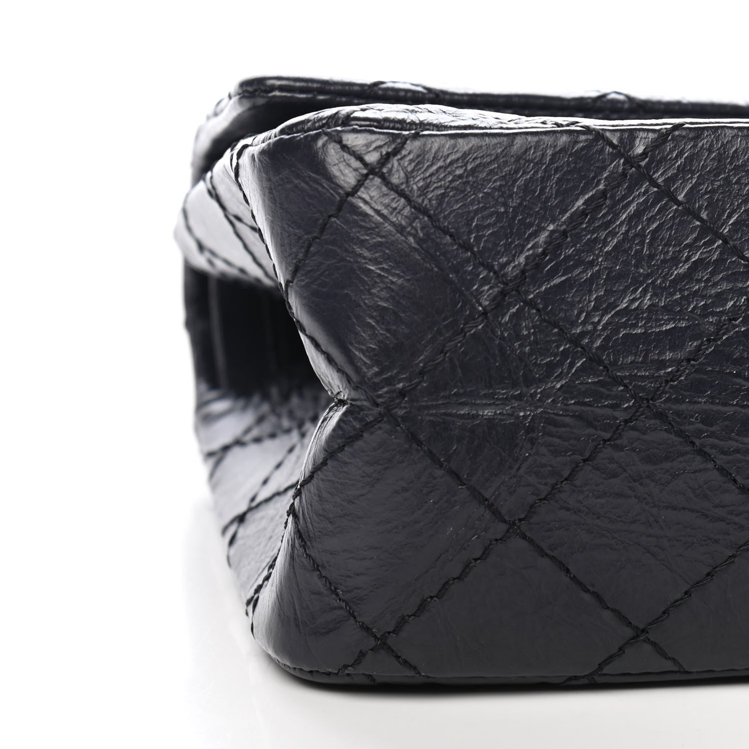 Chanel Aged Calfskin Quilted 2.55 Reissue 225 Flap Navy 7 of 9