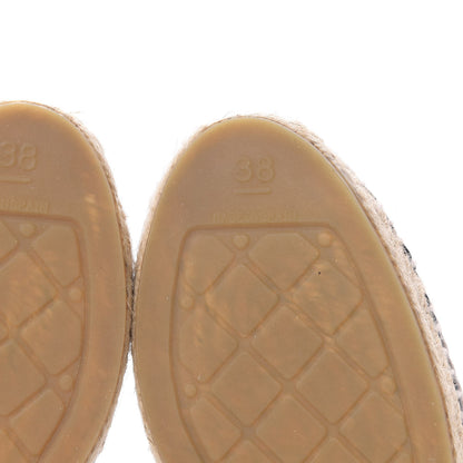 Chanel Patent CC Espadrilles 38 Navy 6 of 11