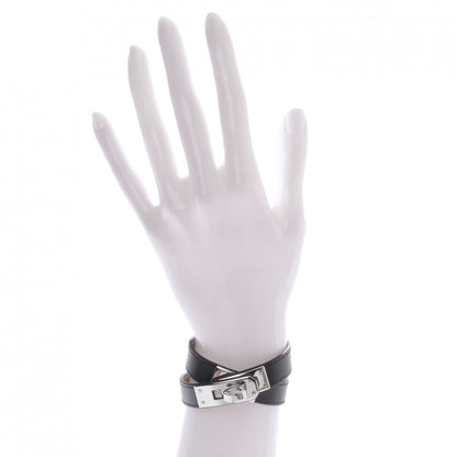 Hermes Chamonix Kelly Double Tour Bracelet XS Black 2 of 7