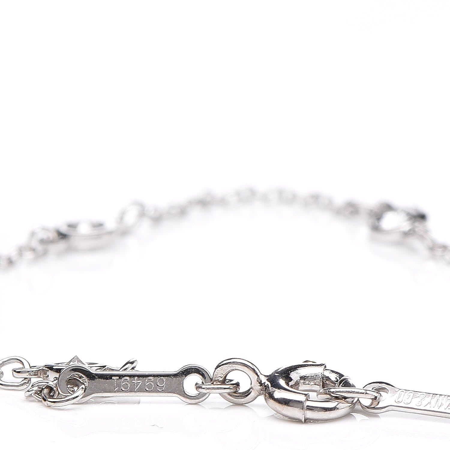 Tiffany Platinum Diamond .30ctw Elsa Peretti Diamonds by the Yard Station Bracelet 7 of 7