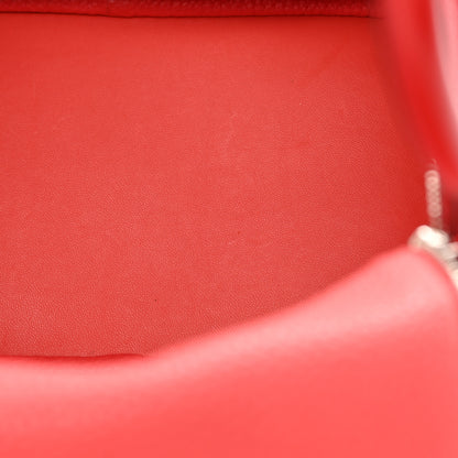 Hermes Taurillon Clemence Verso Lindy 26 Rouge Casaque Bougainvillea 13 of 17