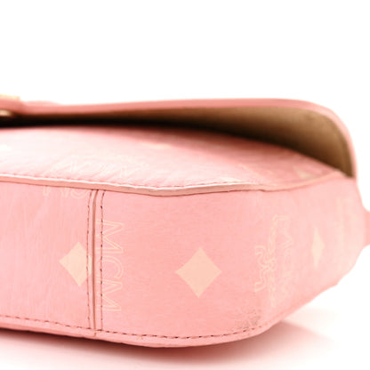 MCM Visetos Mode Travia Shoulder Bag Blossom Pink 9 of 10