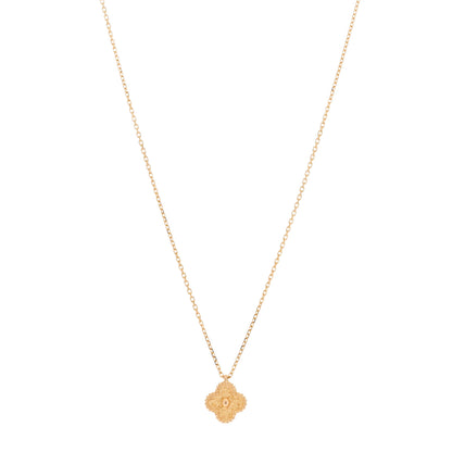 Van Cleef & Arpels 18K Rose Gold Sweet Alhambra Pendant Necklace 1 of 5