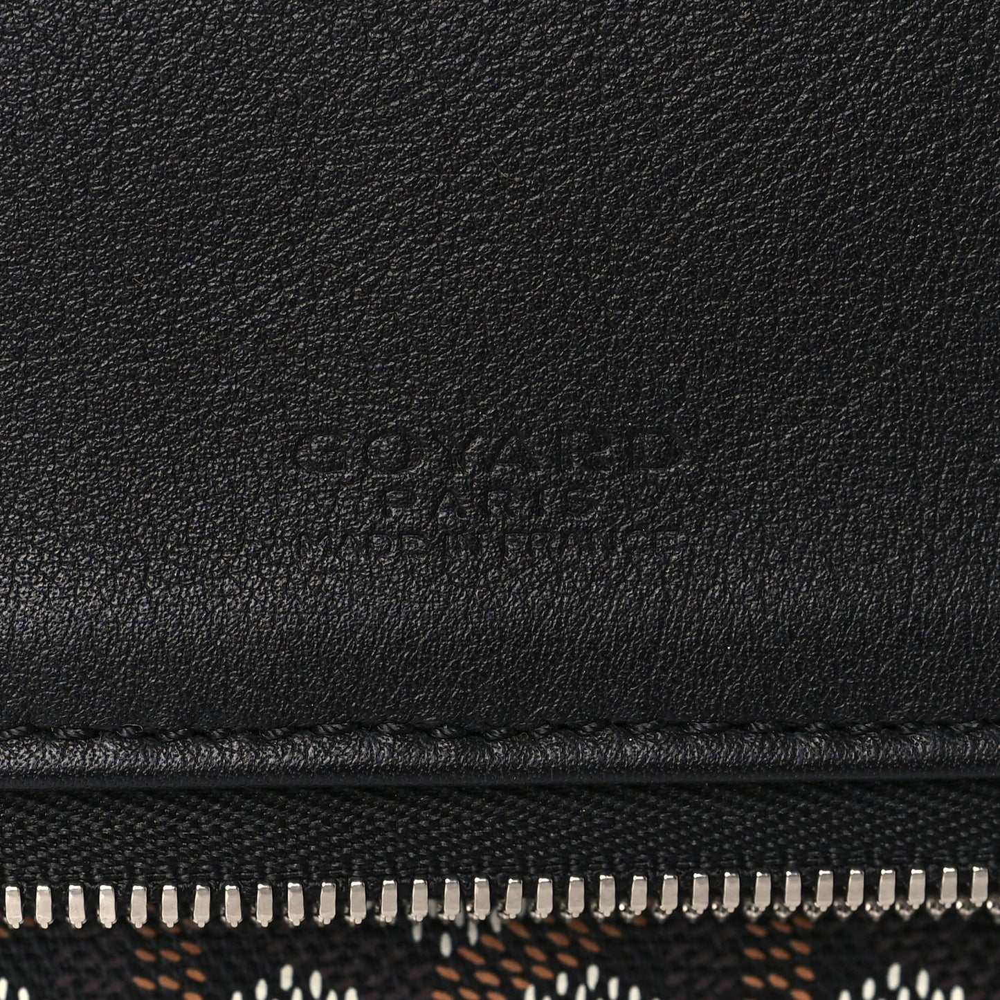 Goyardine Sainte Marie Soft Clutch Black