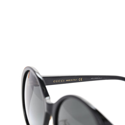 Gucci Acetate Round Sunglasses GG0370 Black 5 of 8