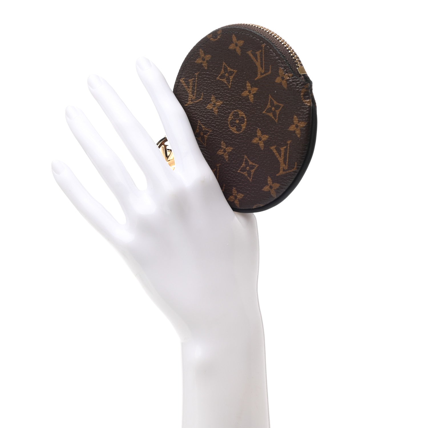 Louis Vuitton Mini Monogram Trio Pouch Round Coin Purse 2 of 6