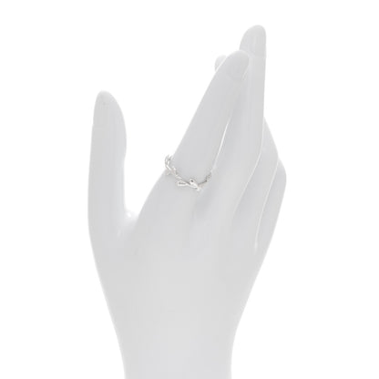 Tiffany Sterling Silver Paloma Picasso Narrow Olive Leaf Band Ring 54 7 2 of 4