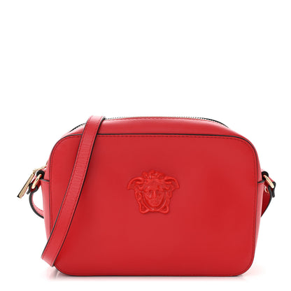 Versace Calfskin Palazzo Camera Bag Red 1 of 8