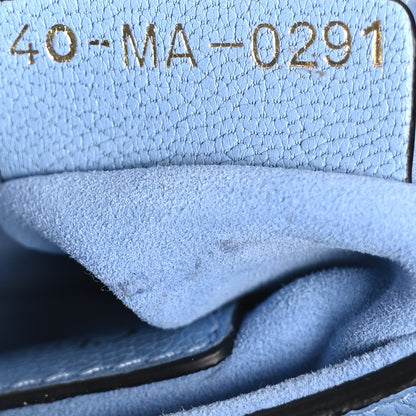 Christian Dior Goatskin Micro Saddle Bag Cloud Blue 6 of 9